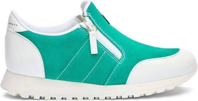 Giuseppe Zanotti Ilde Run suede sneakers Green