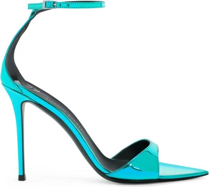 Giuseppe Zanotti 105mm Intriigo Strap sandals Blue