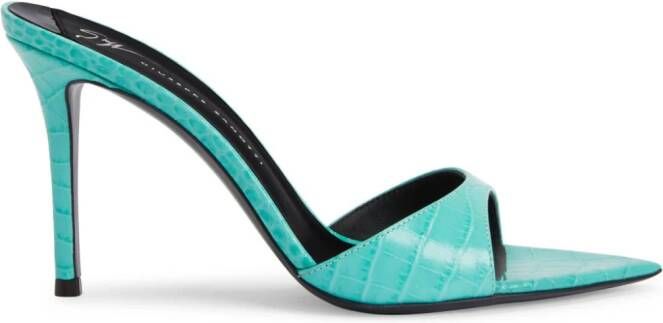 Giuseppe Zanotti 70mm Intriigo sandals Blue