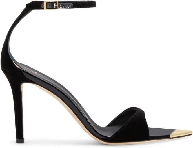 Giuseppe Zanotti 90mm Intriigo Strap sandals Black