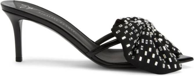 Giuseppe Zanotti 70mm Intriigo Alexandrine sandals Black