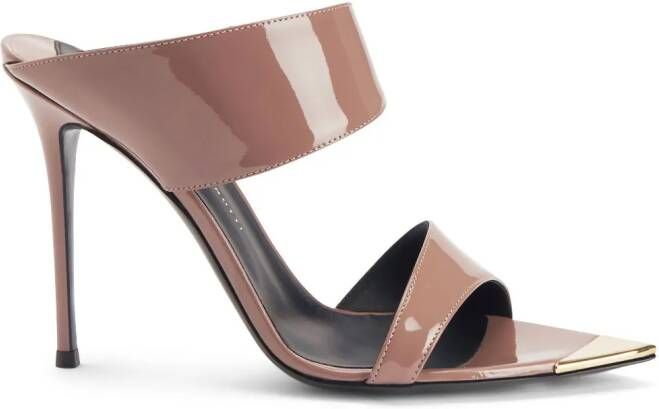 Giuseppe Zanotti 90mm Intriigo Allure sandals Neutrals