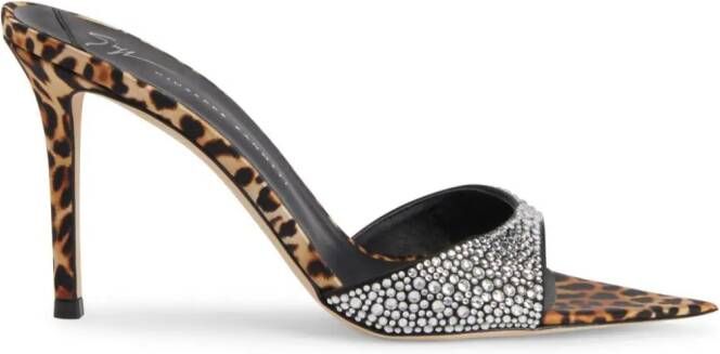 Giuseppe Zanotti 90mm Intriigo Leo sandals Black