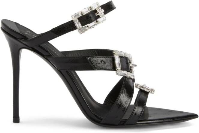 Giuseppe Zanotti 105mm Intriigo Orely sandals Black