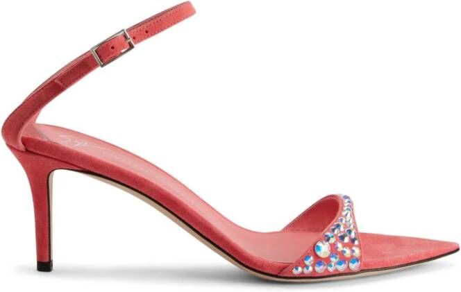 Giuseppe Zanotti 70mm Intriigo Queen sandals Pink