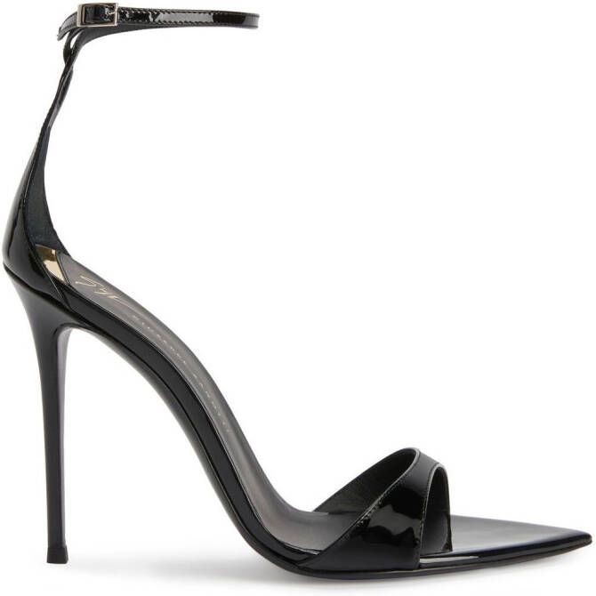 Giuseppe Zanotti Intriigo Strap 105mm sandals Black