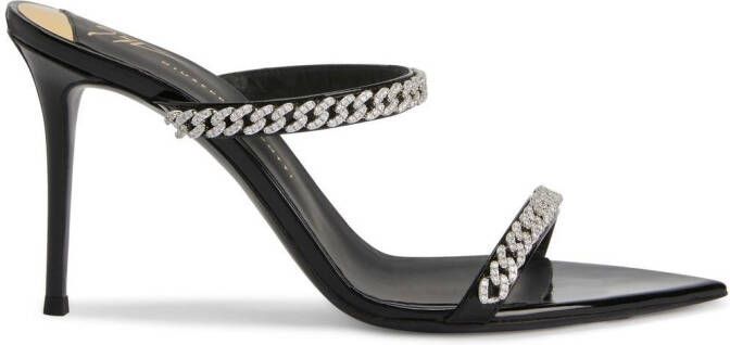 Giuseppe Zanotti 90mm Intriigo String sandals Black