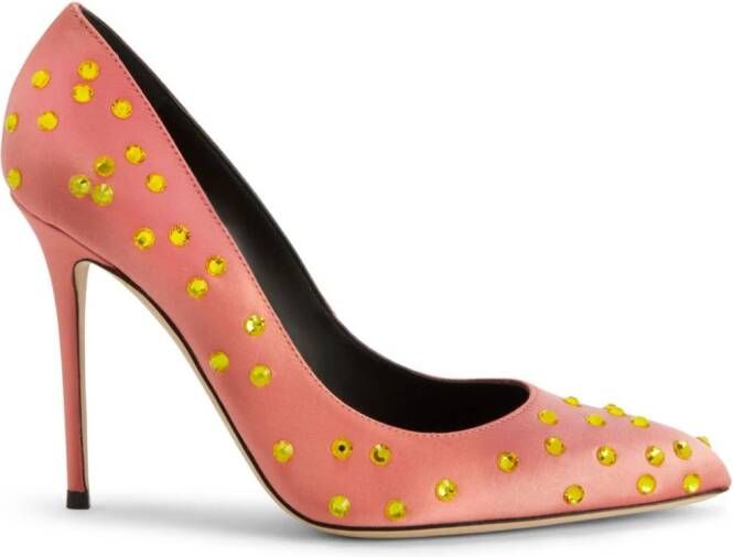 Giuseppe Zanotti 105mm Jakye Precious pumps Orange