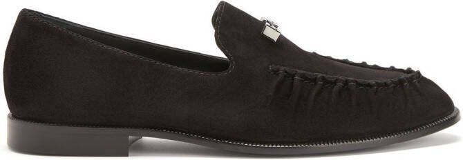 Giuseppe Zanotti Jareth suede loafers Black