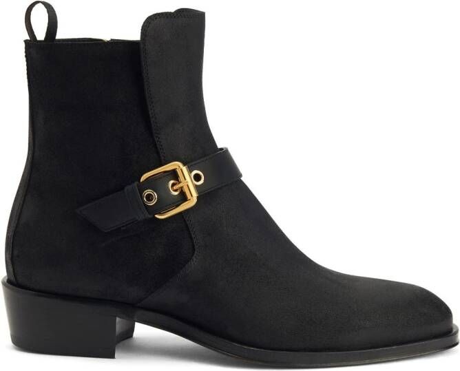 Giuseppe Zanotti Jhonny leather ankle boots Black