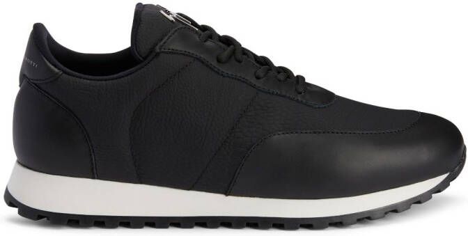 Giuseppe Zanotti Jimi Running leather sneakers Black