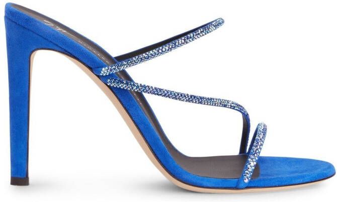 Giuseppe Zanotti 105mm Julianne sandals Blue