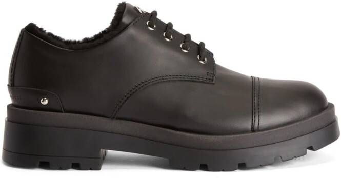 Giuseppe Zanotti Lapley leather lace-up shoes Brown