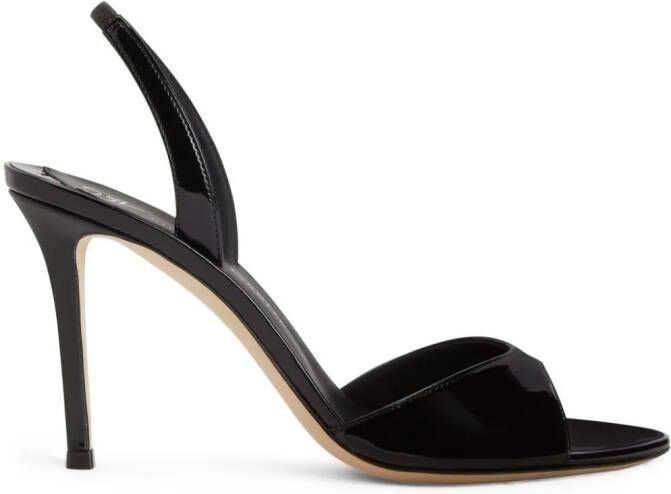 Giuseppe Zanotti Lilibeth 90mm slingback sandals Black