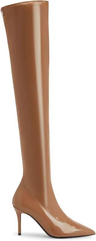 Giuseppe Zanotti 90mm Makanzie thigh-high boots Pink