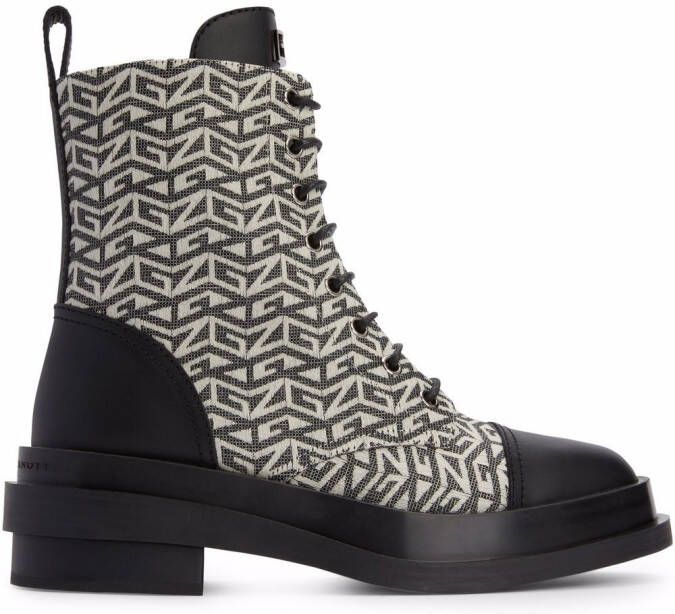 Giuseppe Zanotti Malick monogram boots Black