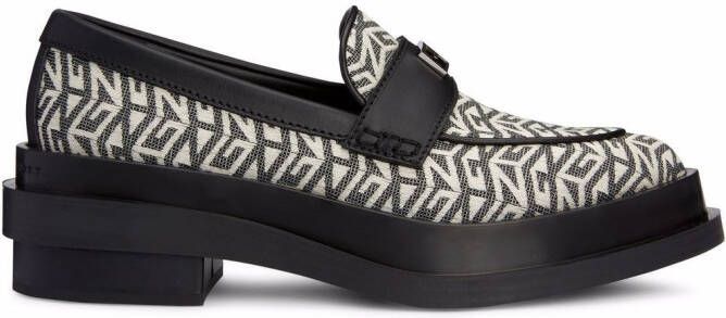 Giuseppe Zanotti Malick monogram loafers Black