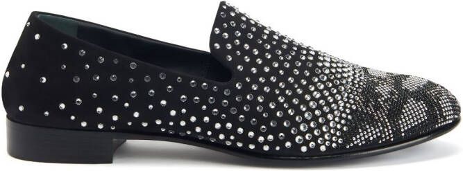 Giuseppe Zanotti Marthin crystal-embellished loafers Black