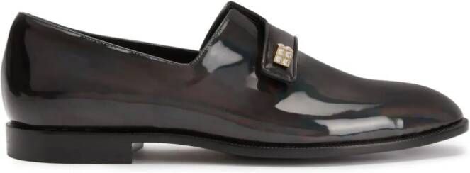 Giuseppe Zanotti Marty patent leather loafers Grey