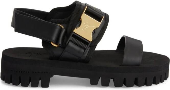 Giuseppe Zanotti Shyan buckled sandals Black