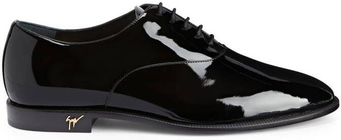 Giuseppe Zanotti Melithon patent leather Oxford shoes Black
