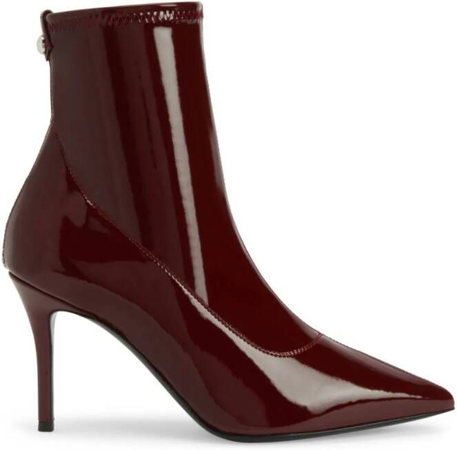 Giuseppe Zanotti 90mm Mirea boots Red