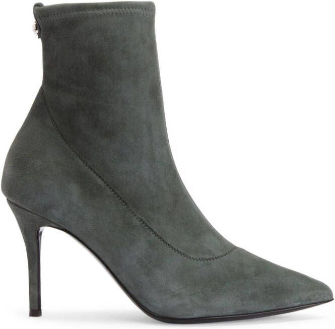 Giuseppe Zanotti 90mm Mirea boots Grey