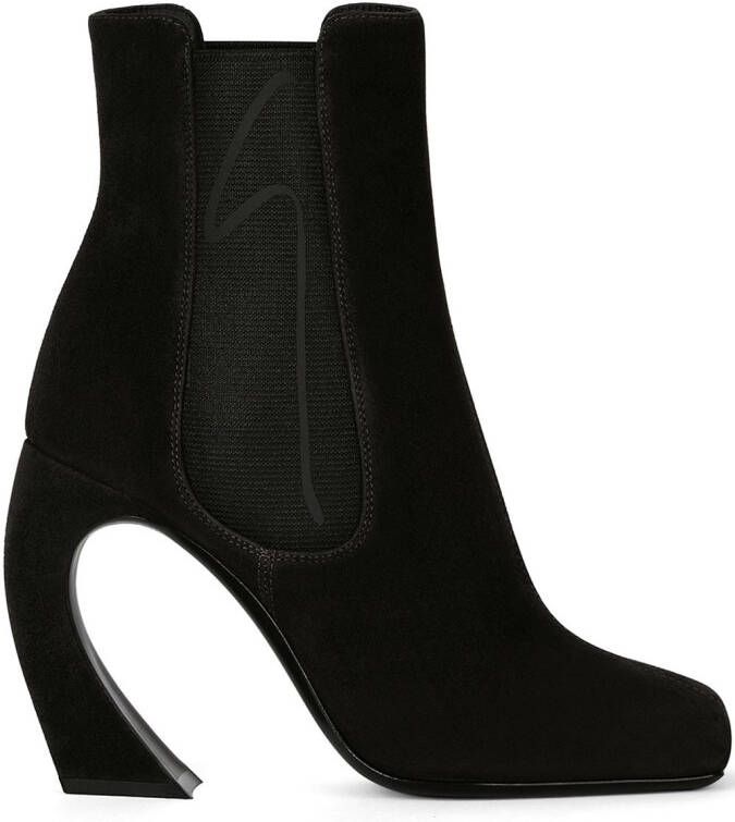 Giuseppe Zanotti 105mm Musa boots Black