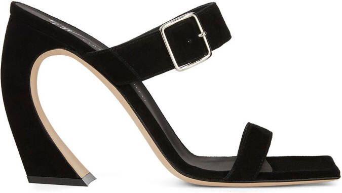 Giuseppe Zanotti Musa suede sandals Black