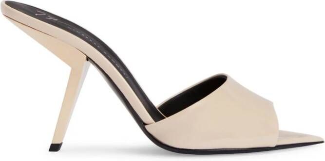 Giuseppe Zanotti 90mm Mystero sandals Neutrals