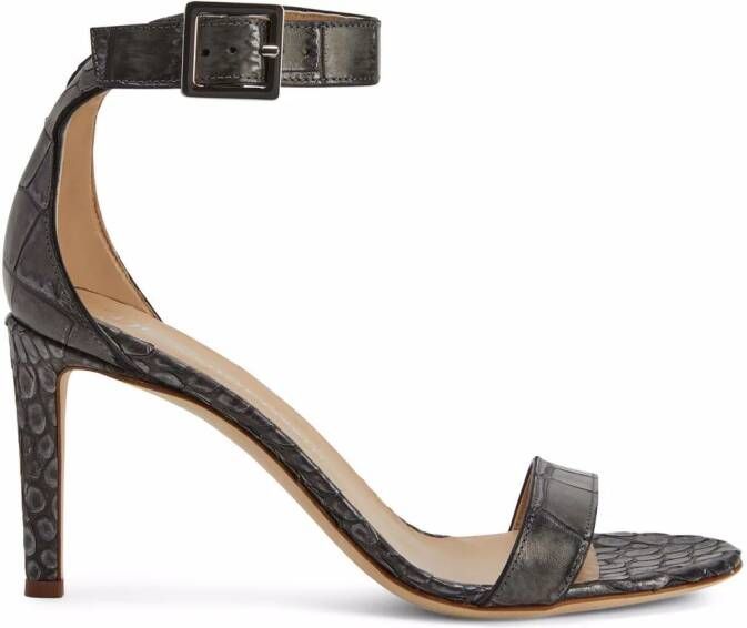 Giuseppe Zanotti Neyla 85 mm sandals Grey