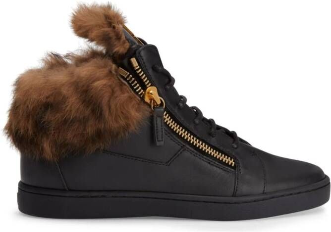 Giuseppe Zanotti Nicki leather sneakers Black