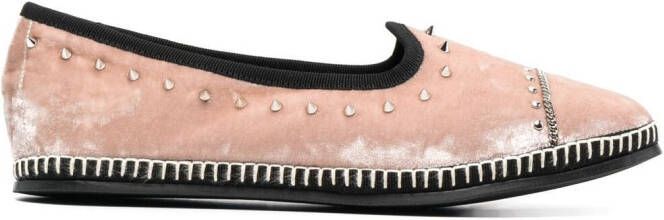 Giuseppe Zanotti Otium velvet loafers Pink
