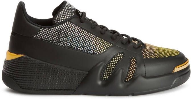 Giuseppe Zanotti rhinestone low-top sneakers Black