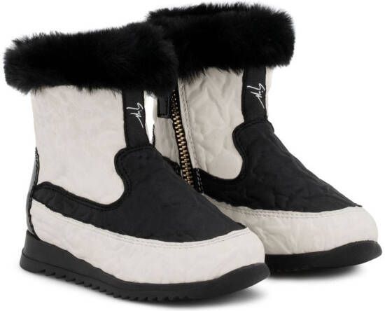 Giuseppe Zanotti Sammy Jr. snow boots White