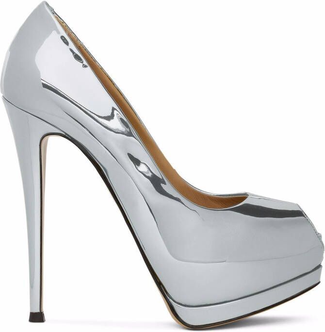Giuseppe Zanotti 130mm Sharon pumps Silver