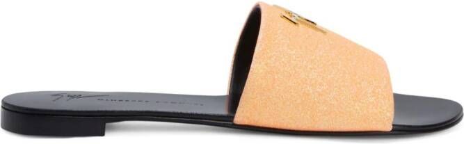 Giuseppe Zanotti Shirley glitter sandals Orange