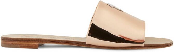 Giuseppe Zanotti Shirley metallic sandals Pink