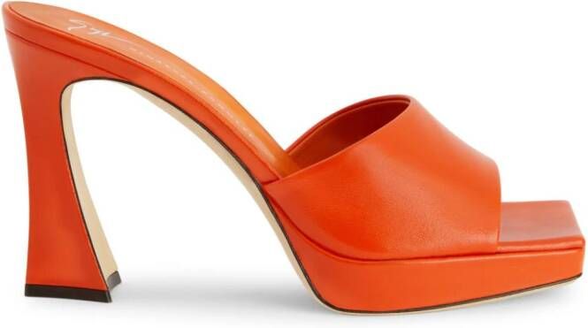 Giuseppe Zanotti 100mm Solhene sandals Orange