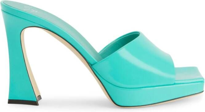 Giuseppe Zanotti 100mm Solhene sandals Green