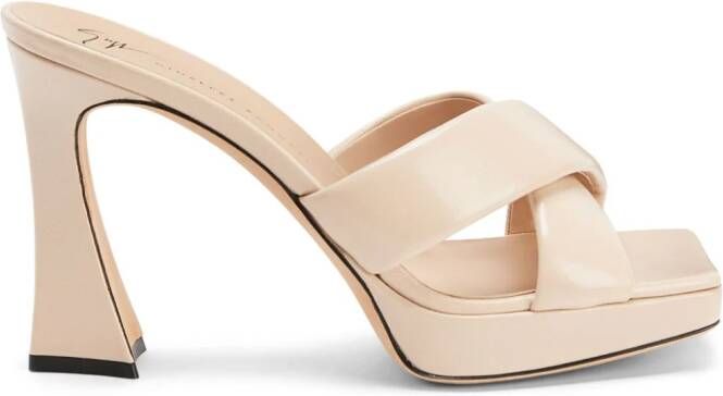 Giuseppe Zanotti 85mm Stacee sandals Neutrals