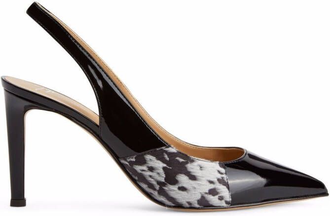 Giuseppe Zanotti 85mm Susie Feline pumps Black