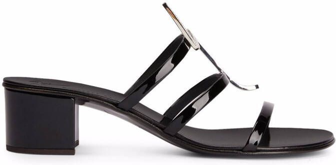 Giuseppe Zanotti 40mm Syrma G sandals Black