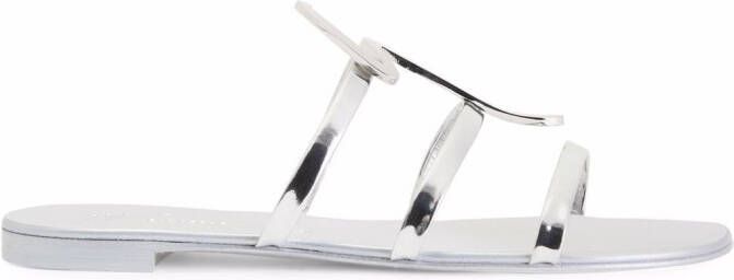 Giuseppe Zanotti Syrma G-strap sandals Silver