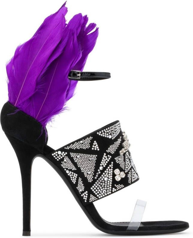 Giuseppe Zanotti 115mm Talia sandals Black