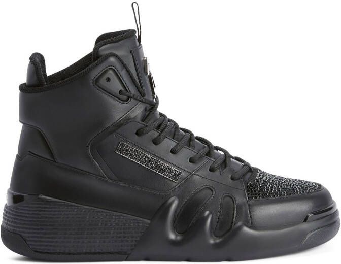 Giuseppe Zanotti Talon hi-tops leather sneakers Black