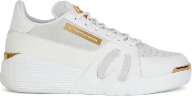 Giuseppe Zanotti Talon leather sneakers White