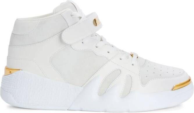 Giuseppe Zanotti Talon suede high-top sneakers White