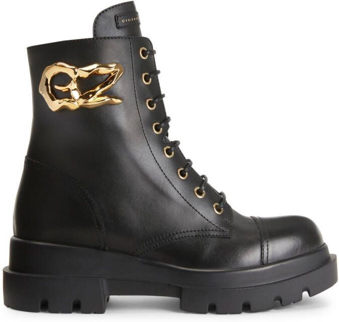 Giuseppe Zanotti Tankie Boot lace-up boots Black