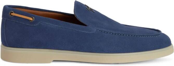 Giuseppe Zanotti The Maui suede loafers Blue